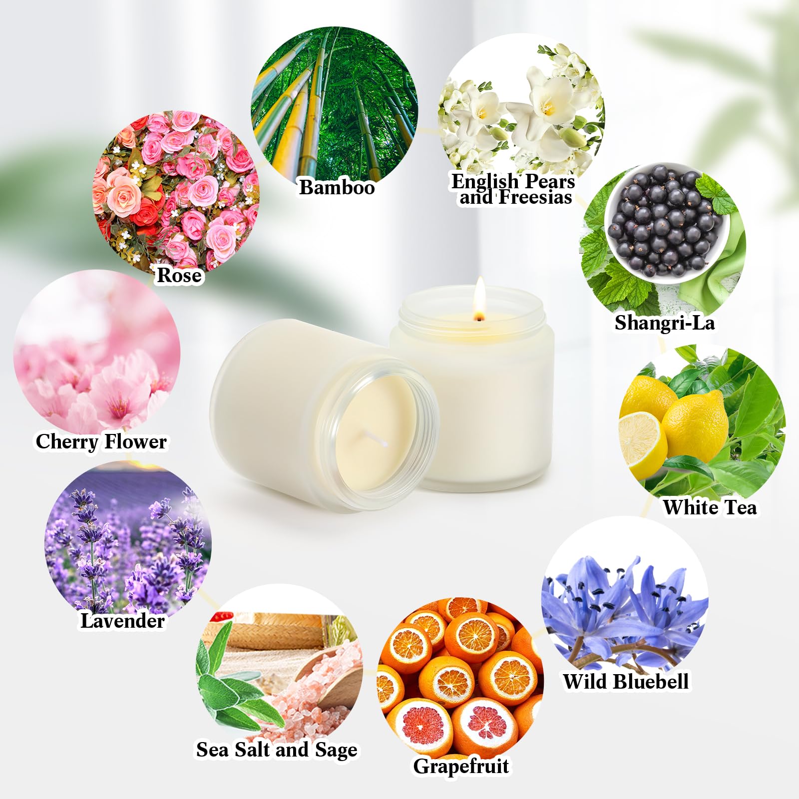 Yexiya sea salt sage candle offers fresh, airy scent