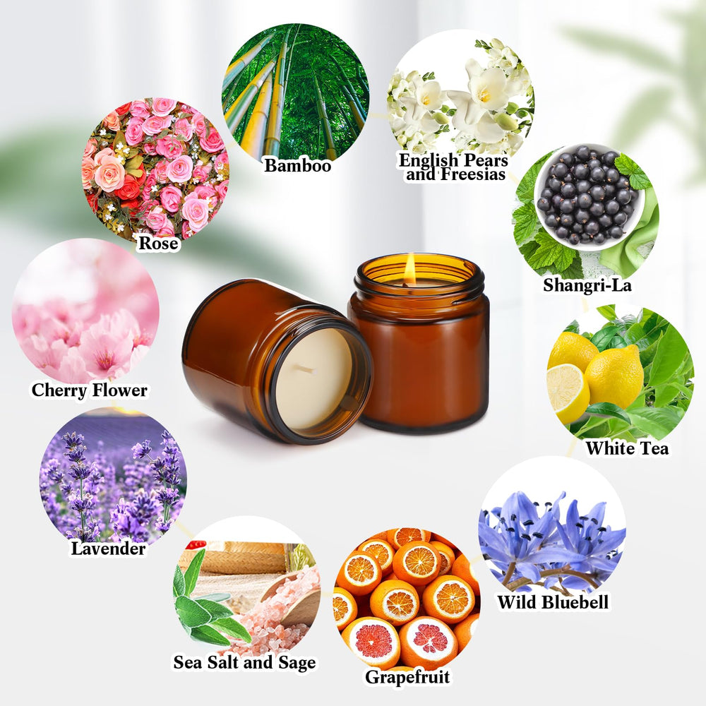 Yexiya rosewood mini mason jar candle for warm rooms