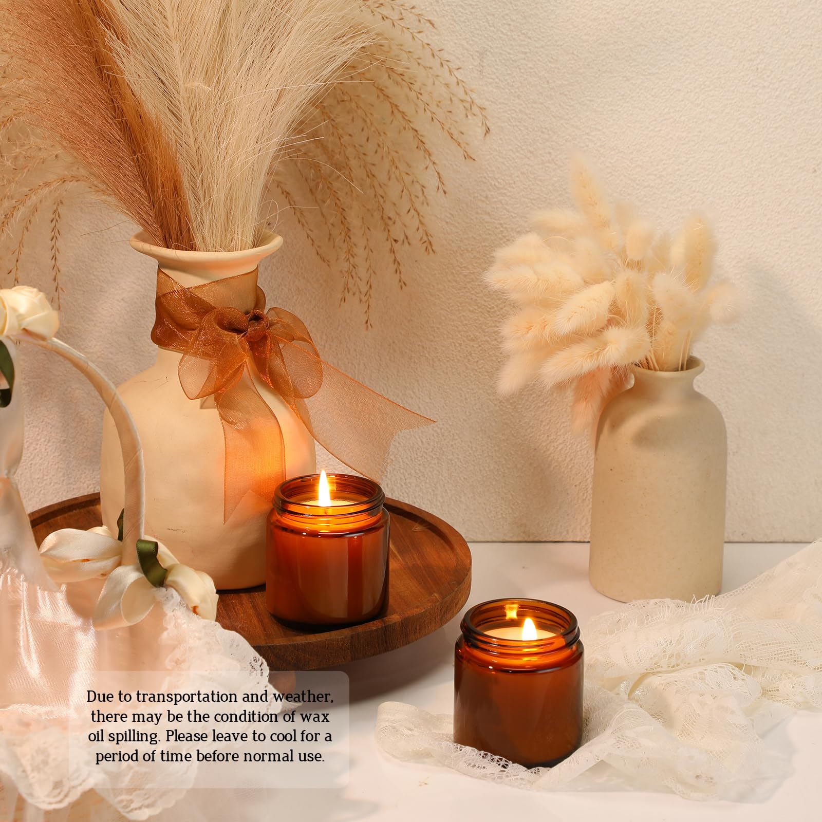 Yexiya sea salt sage mini mason jar candle for fresh ambiance