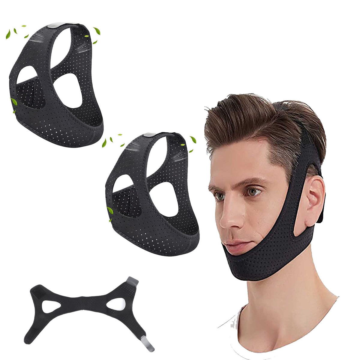 YeyHaiza chin strap adjustable jaw support for a secure, comfortable night wear.