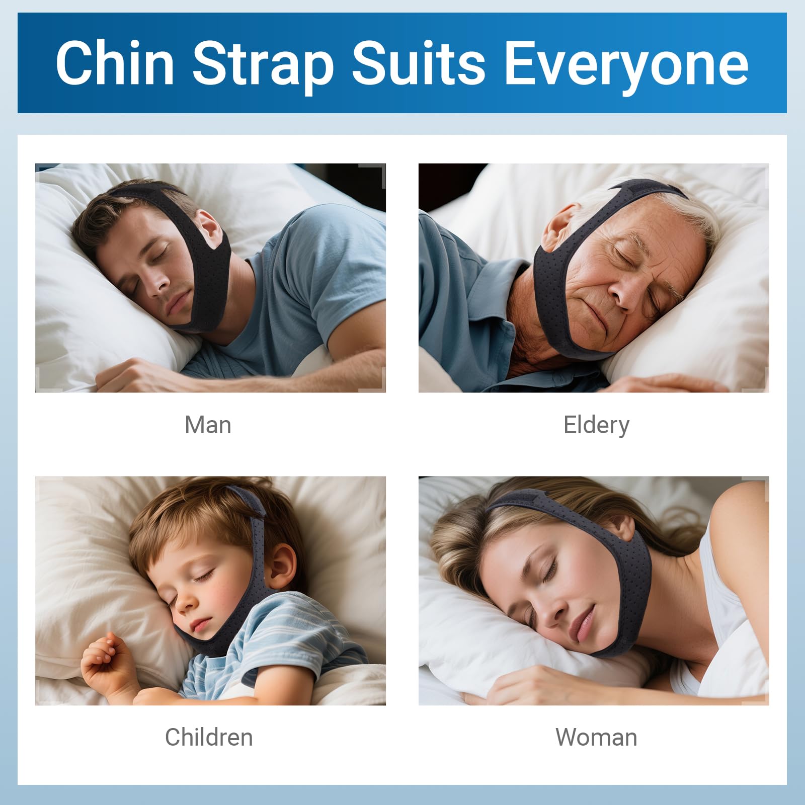 YeyHaiza chin strap lightweight and easy to clean for everyday use.