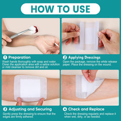 YHOVID home first-aid kit dressings for ready wound care.