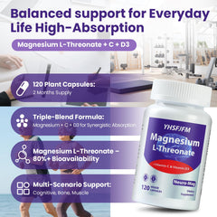 YHSFJFM 120-capsule bottle provides a two-month supply.
