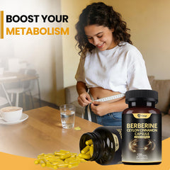 YIdegt berberine HCl capsules bottle showing purity and potency
