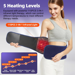 YIYIOOTH back massager belt extended strap highlights adjustable fit.