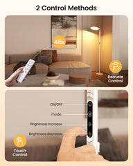Height-adjustable Yikola lamp showcasing versatile placement options