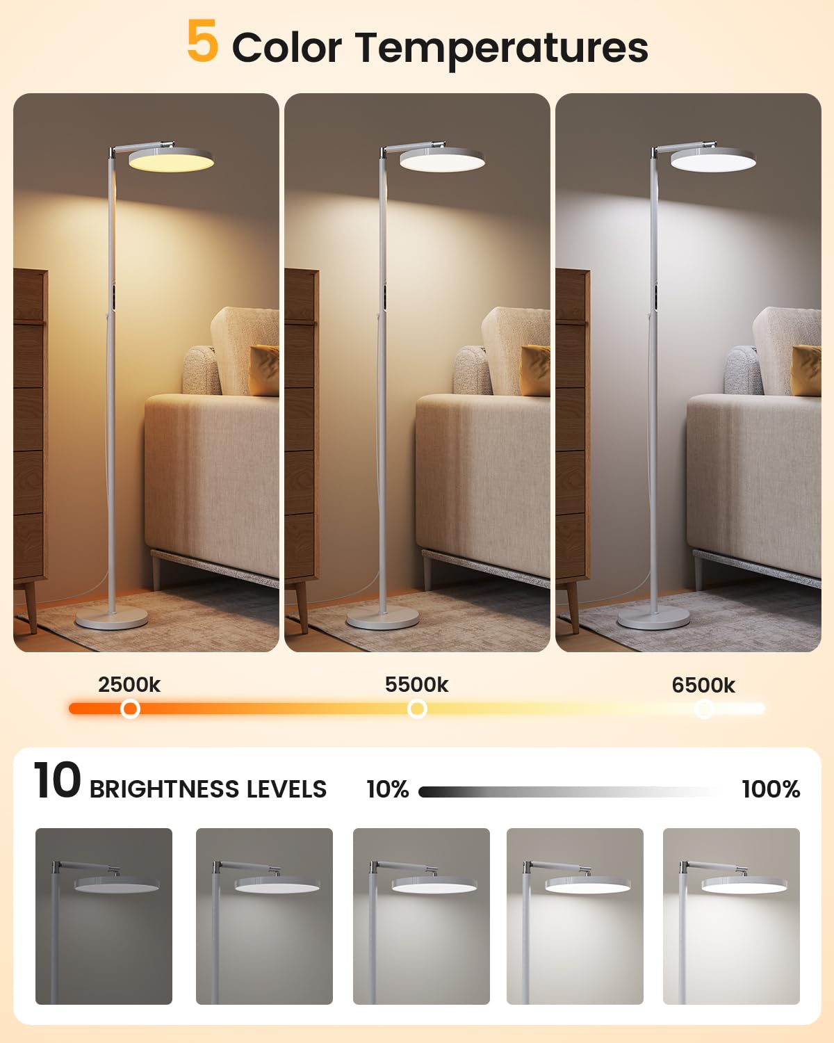 Remote attached to Yikola lamp for convenient control from seating position
