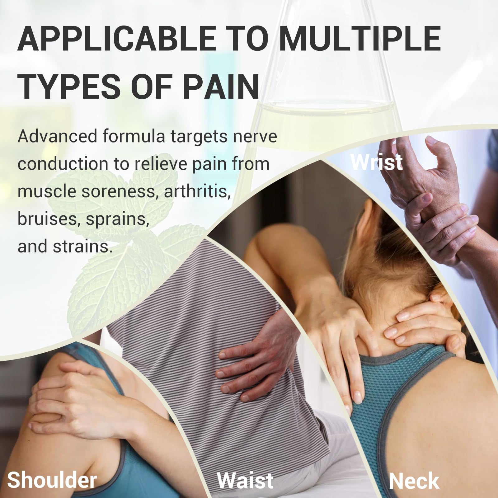 Yimimde lidocaine-menthol patch neck use for everyday relief from strain
