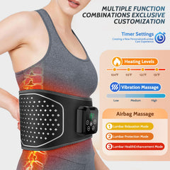 Yincook auto-inflatable airbags demonstrate targeted lumbar support.