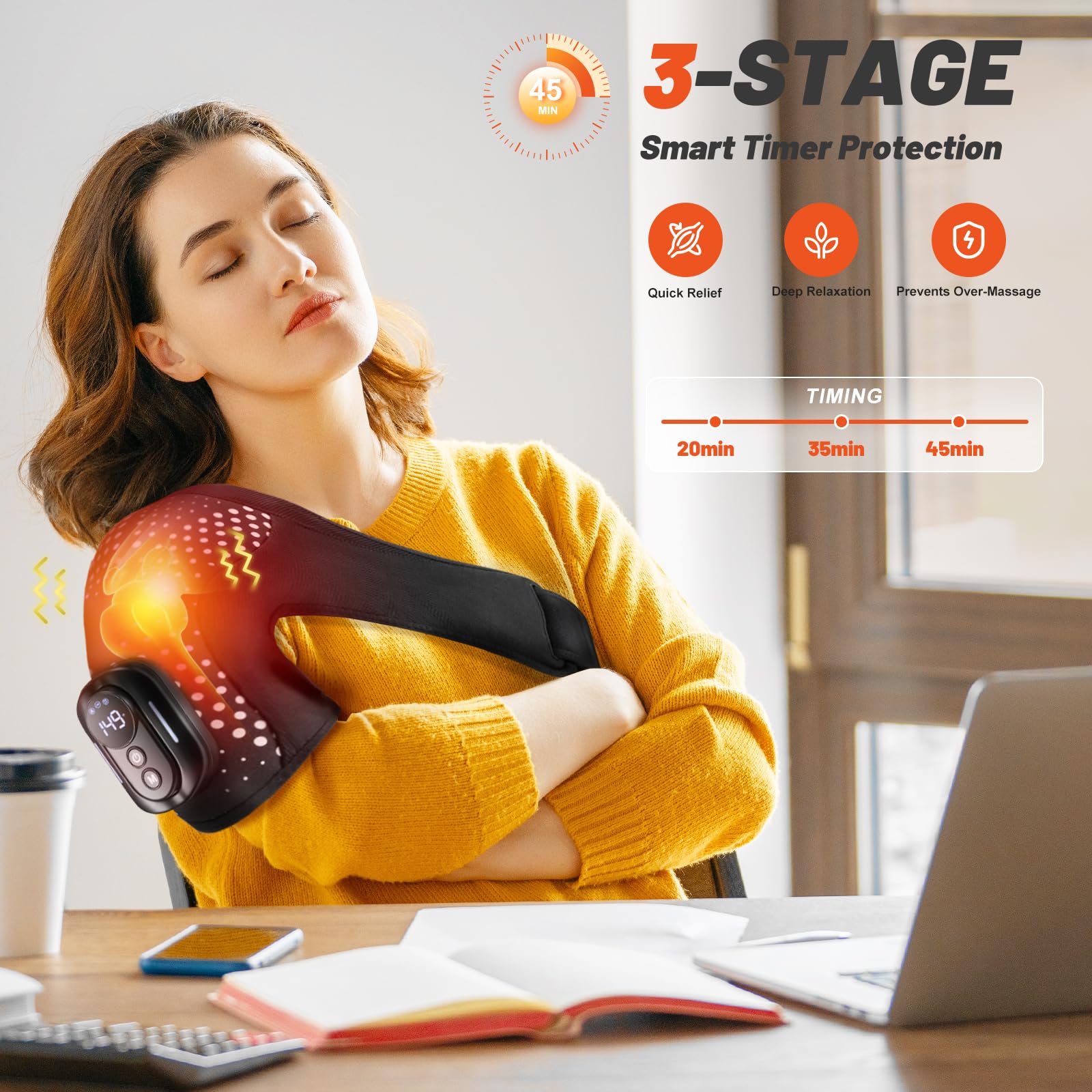 Yincook five vibration modes for tailored massage