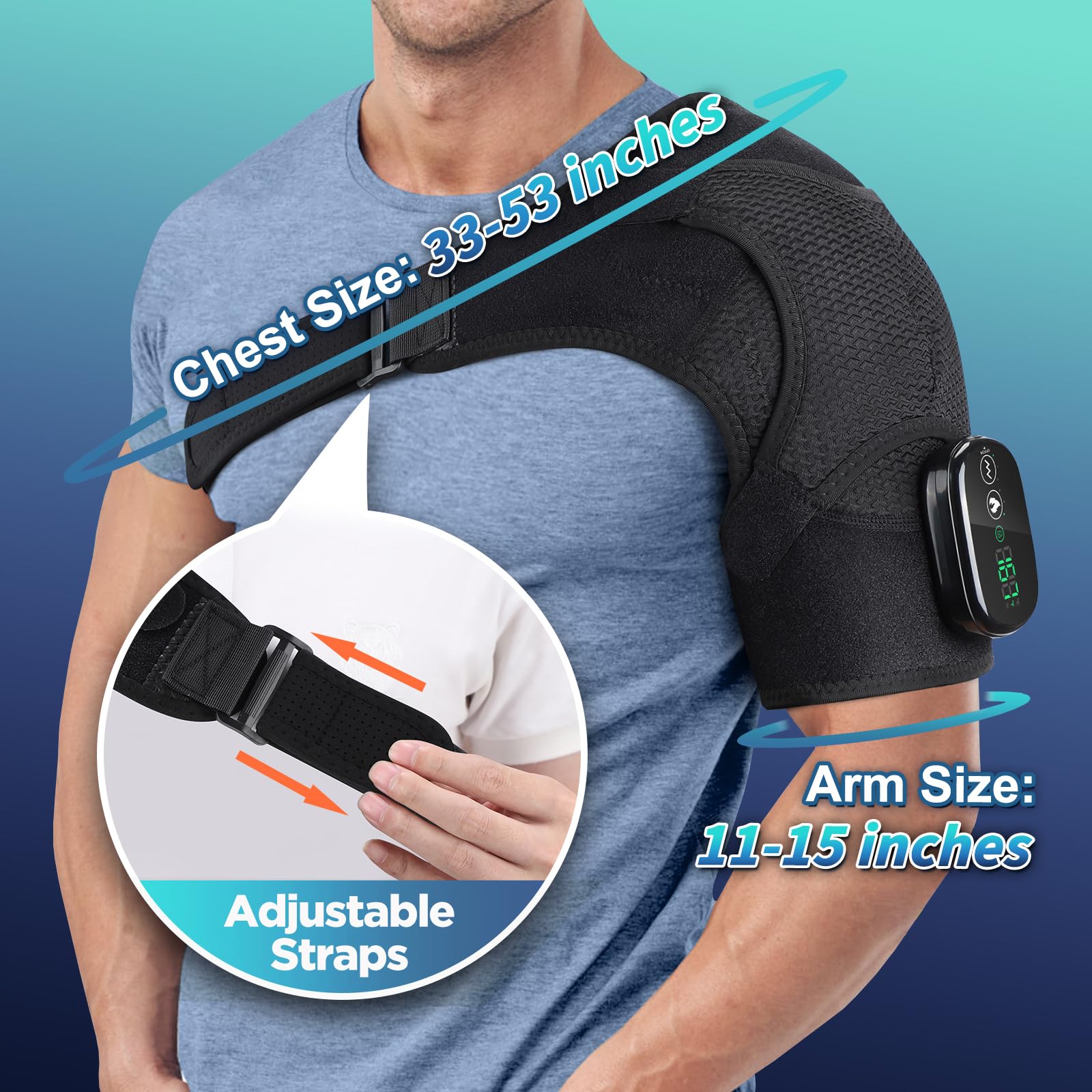 Yincook gift-ready heated shoulder wrap ideal for daily use