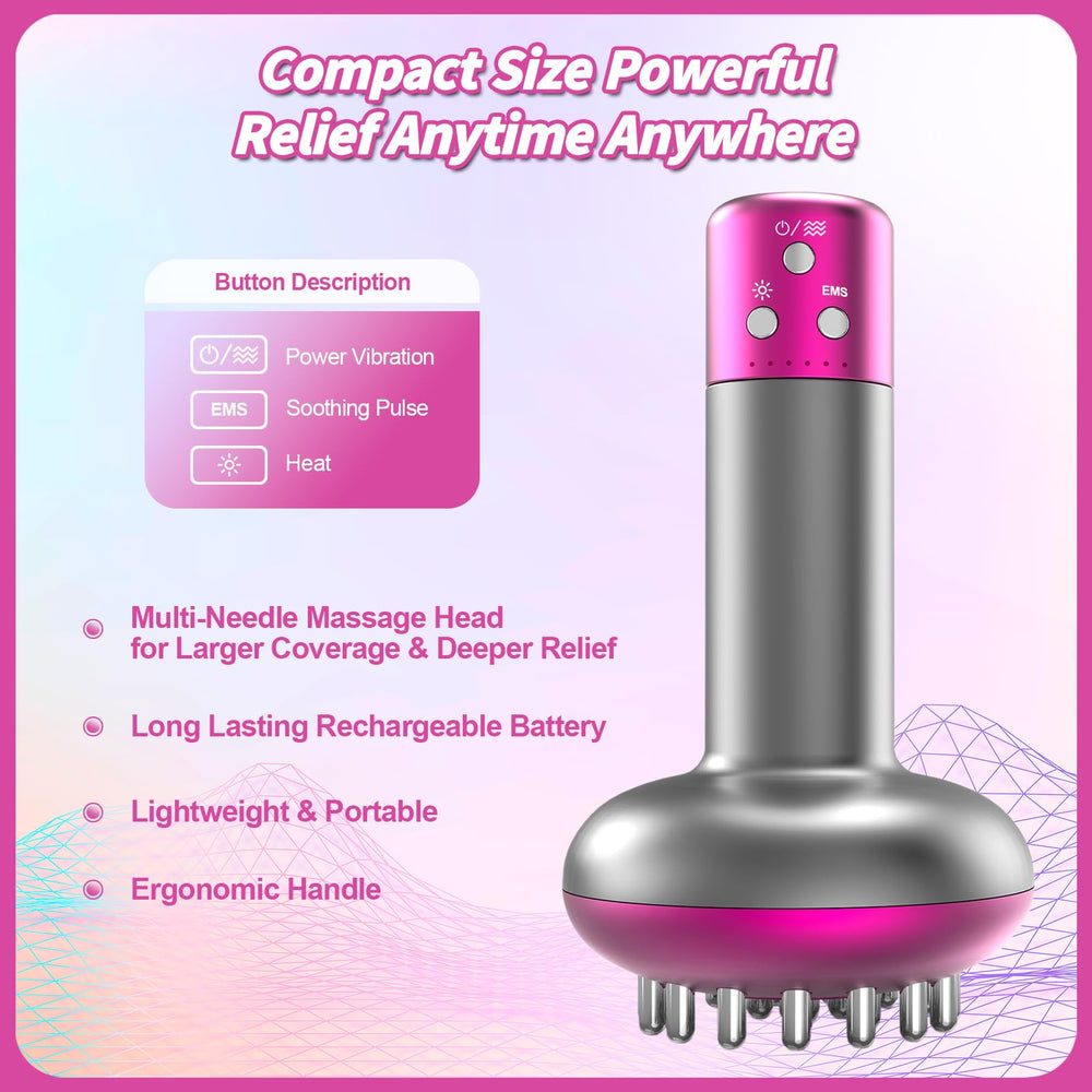 Yincook portable massager charging indicator for wireless use.