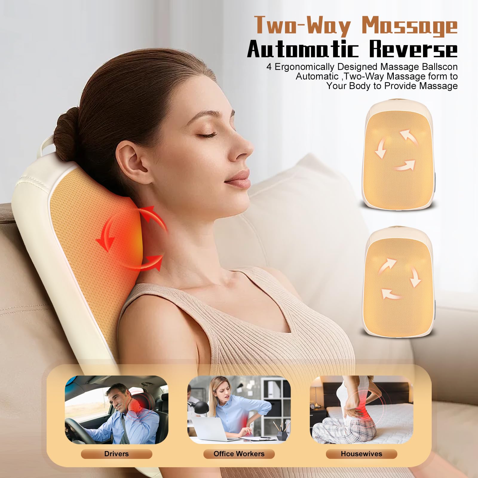 Yincook remote control for easy massage session adjustments