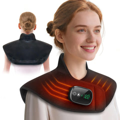 Yincook weighted heating pad neck-shoulder for targeted warmth and upper-body comfort