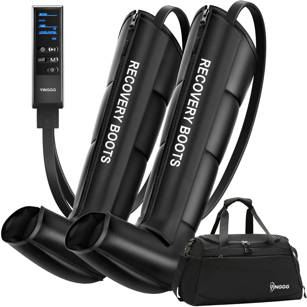 YINGGG Air Leg Massager 360 wrap provides full-leg coverage for complete compression.