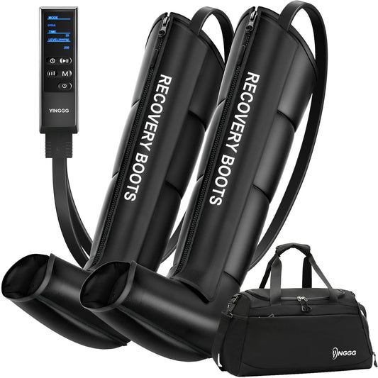 YINGGG Air Leg Massager 360 wrap provides full-leg coverage for complete compression.