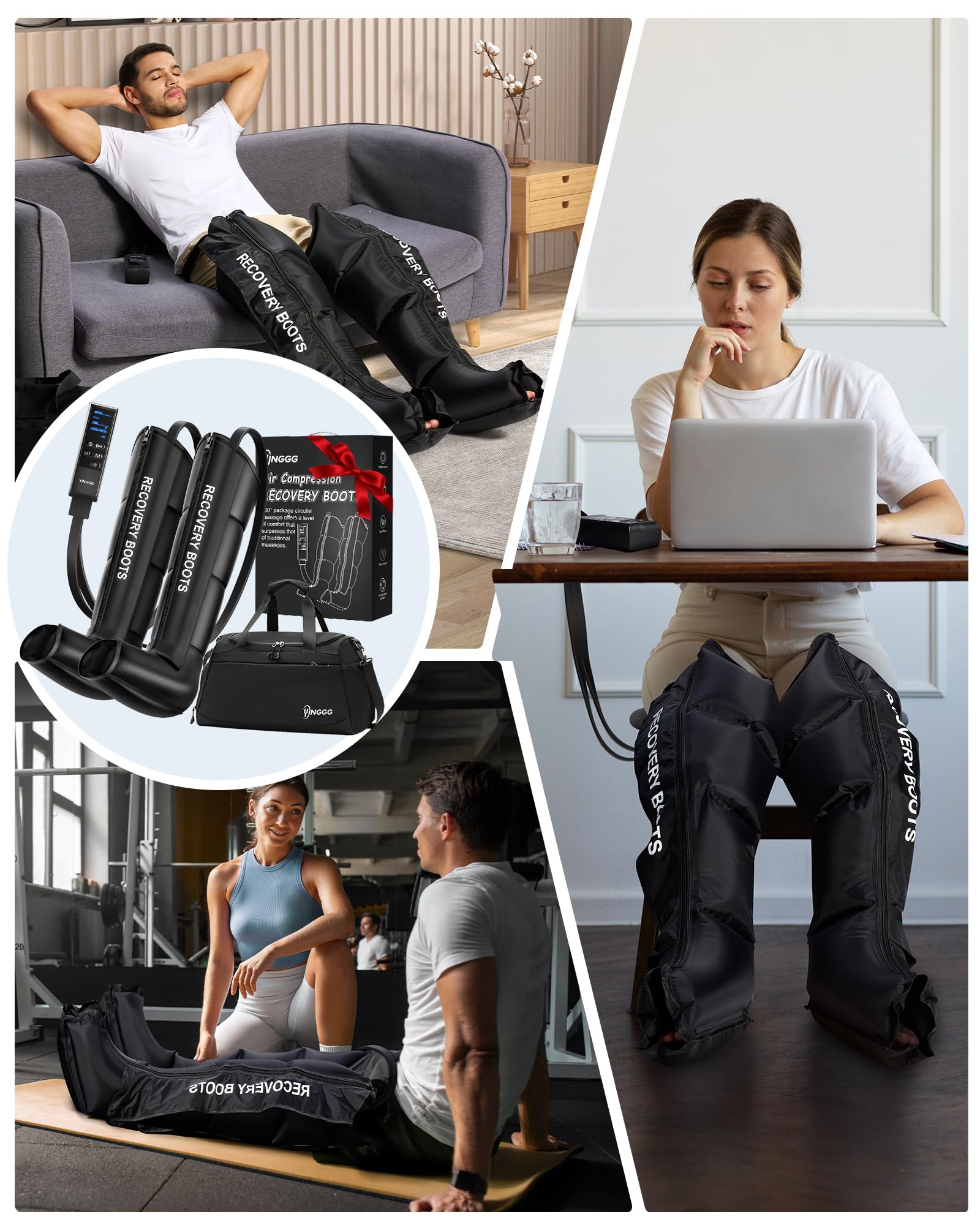 YINGGG Adjustable-fit design accommodates different leg shapes for comfort.