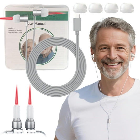 YINGPM red-light therapy ears device for daily relaxation and soothe discomfort