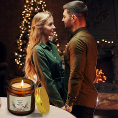 YINUO LIGHT candle box closeup showcases elegant gift-ready packaging
