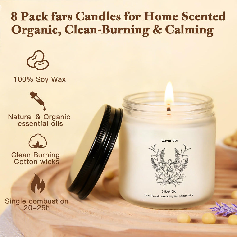 YINUO LIGHT Lavender candle for relaxation and calm nights
