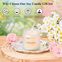 YINUO LIGHT Lemon Verbena candle, fresh citrus glow for energized rooms.