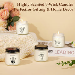 YINUO LIGHT Patchouli and Amber candle for earthy depth and sophistication