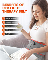 YIPFREE red light therapy belt extension strap enabling longer coverage