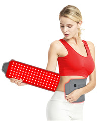 YIPFREE red light therapy belt front view showing a compact wrap for versatile use