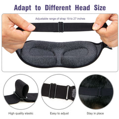 Adjustable headband provides secure fit without catching hair