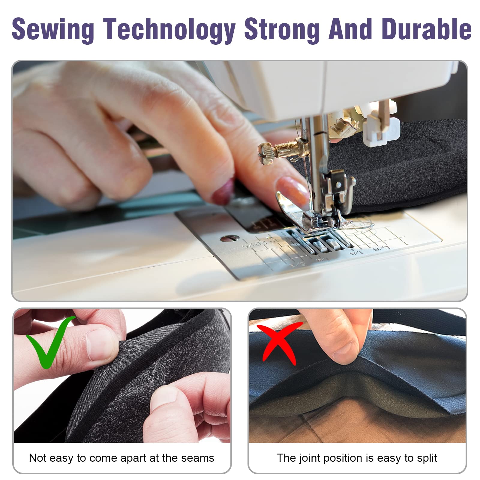 Stitched edges ensure durability for machine or hand washing