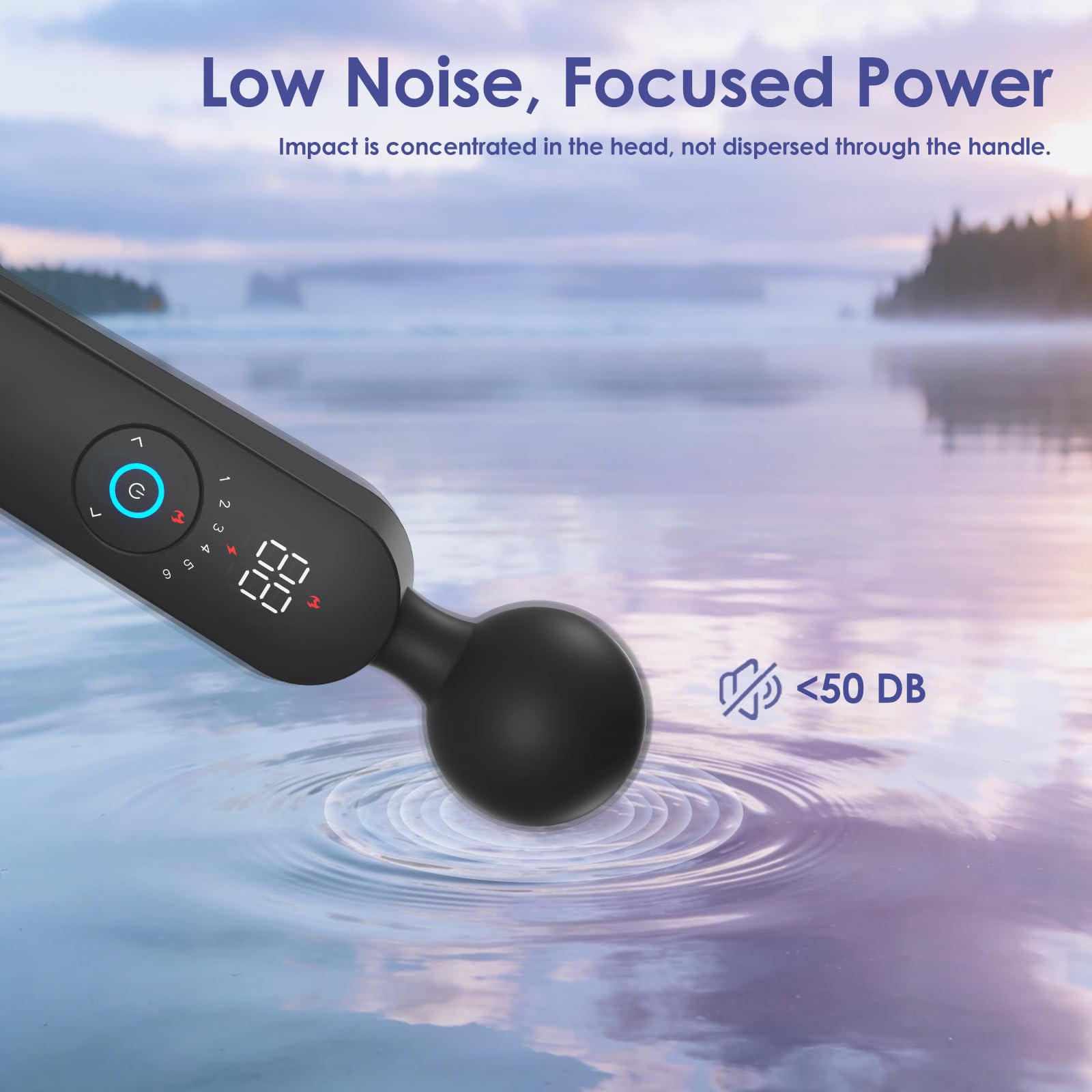 YIXIUTEN compact massager fits easily in your bag for travel.