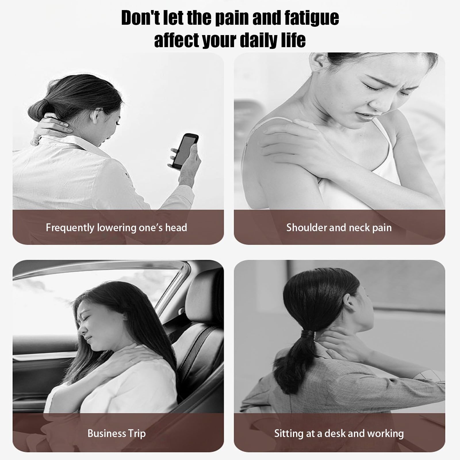 Yjcnelcr 4D kneading therapy mimics a skilled hand massage for shoulder relief.