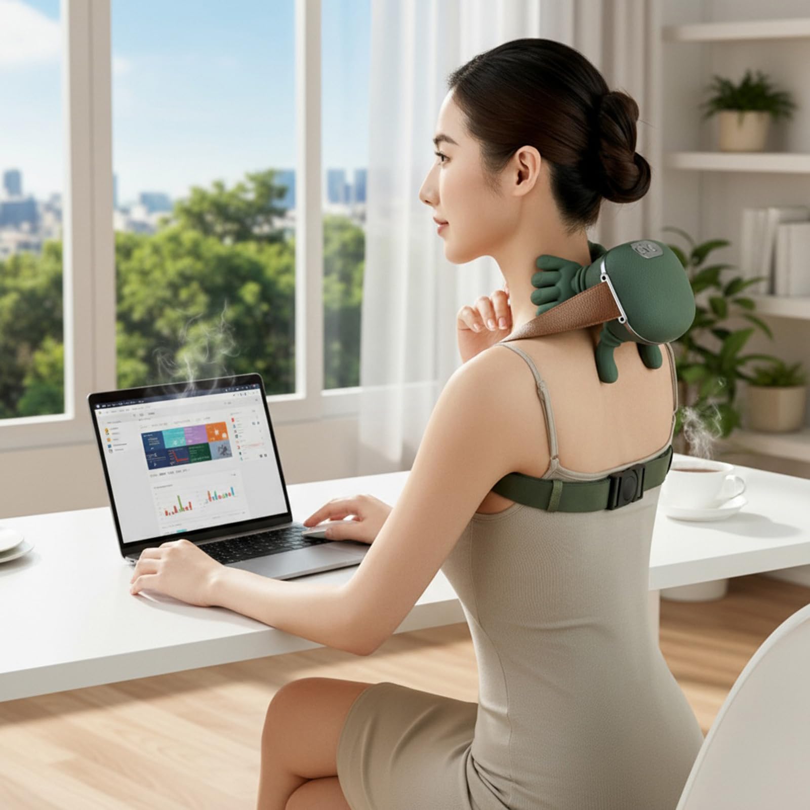 Yjcnelcr canvas-cover massager blends with home decor