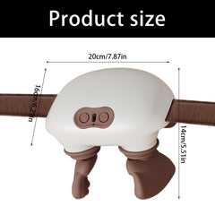 Yjcnelcr ergonomic neck-fit contour targets knots with balanced, comfortable compression.