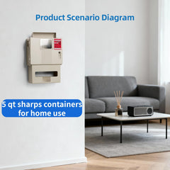 YJNAUPAI durable ABS construction for long-term use and waste containment.