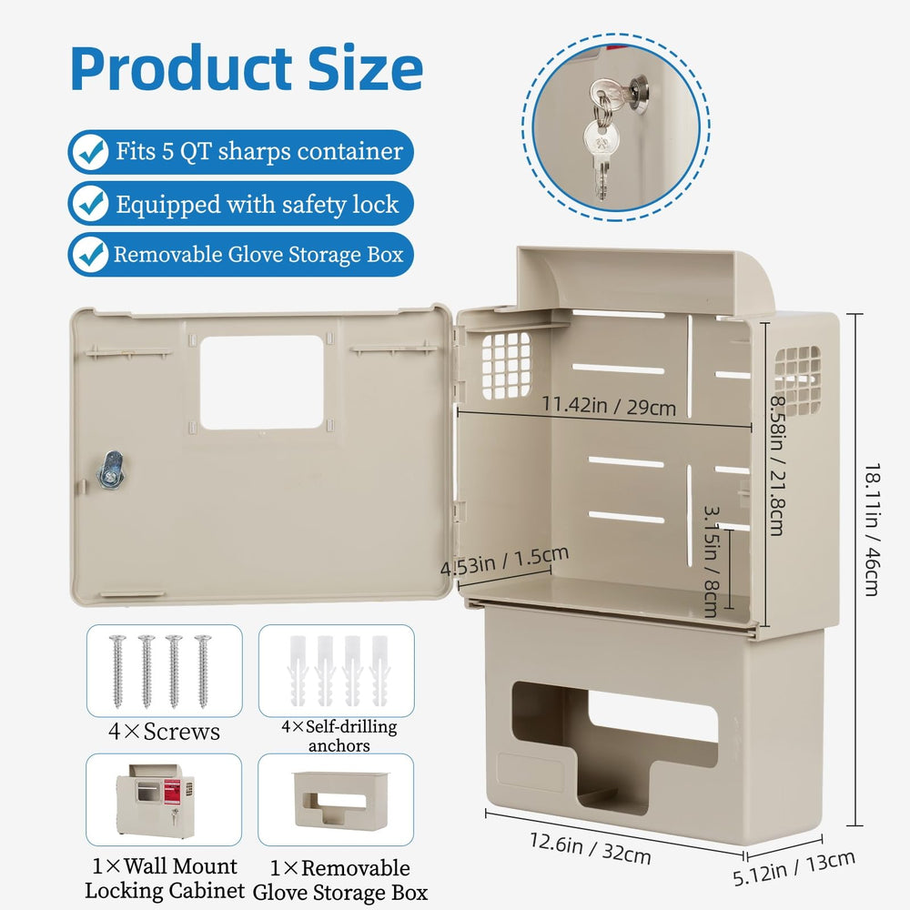 YJNAUPAI glove box access for quick PPE storage and access.
