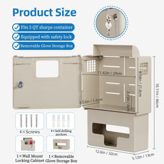 YJNAUPAI glove box access for quick PPE storage and access.