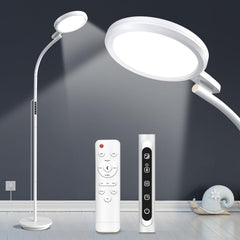 YKoliron light therapy lamp front view for a soft, glare-free home glow.