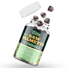 YLVARIN THORIA Saw Palmetto Gummies bottle for daily use and potential hair support