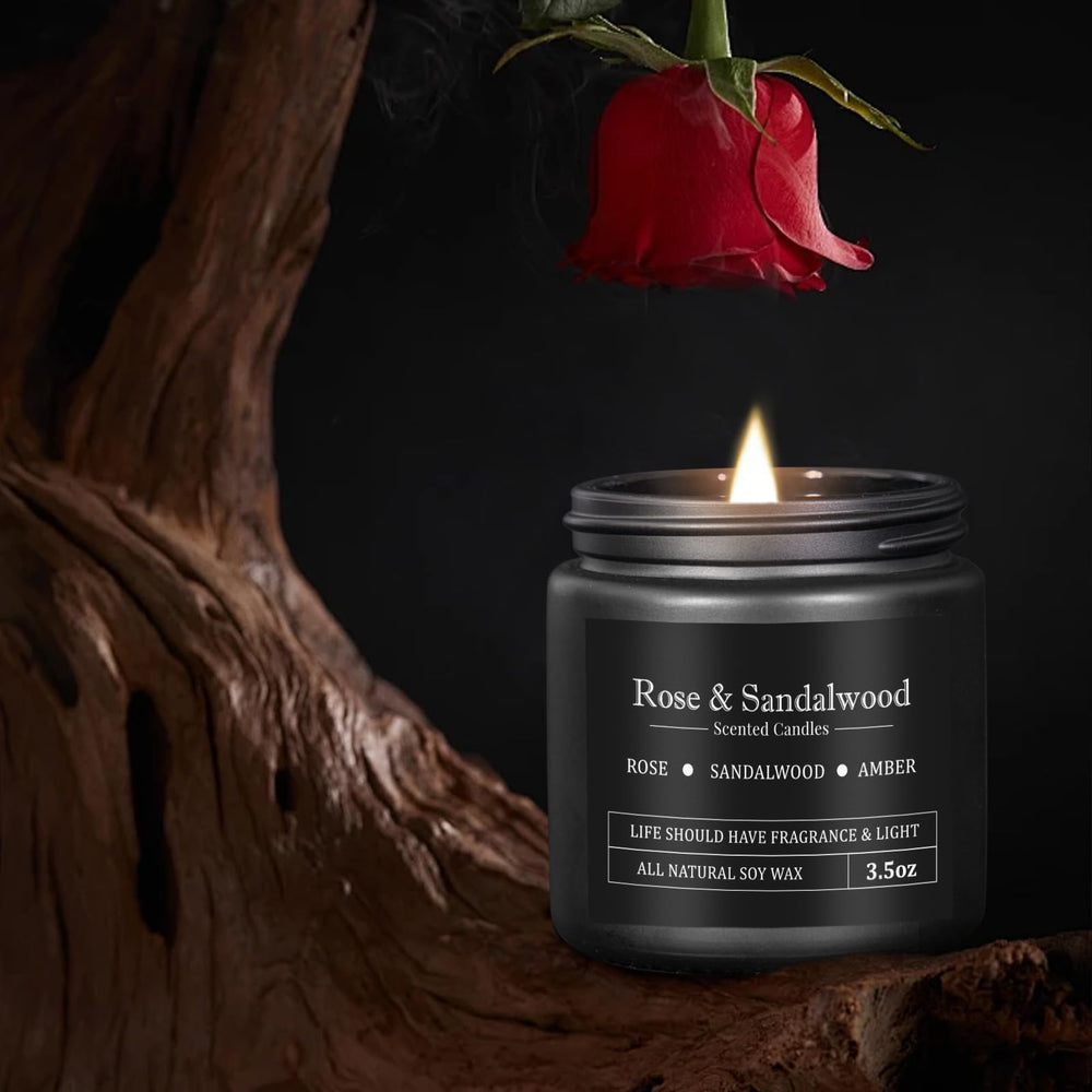 YMing soy-wax candles with cotton wicks deliver clean, steady burn.