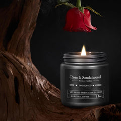 YMing soy-wax candles with cotton wicks deliver clean, steady burn.