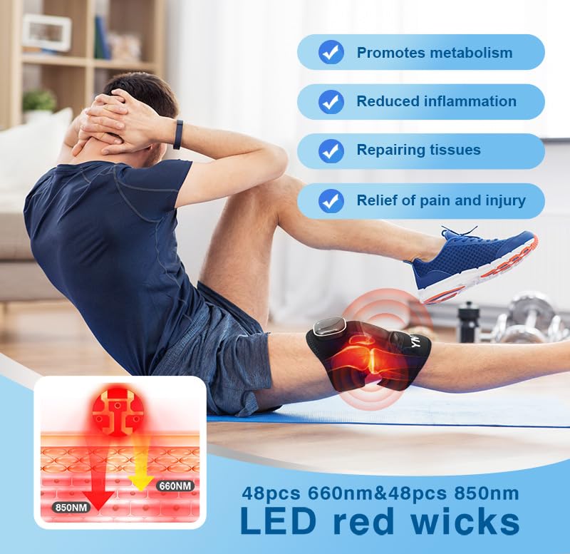 YNTU knee massager charging dock shows cordless convenience for home use