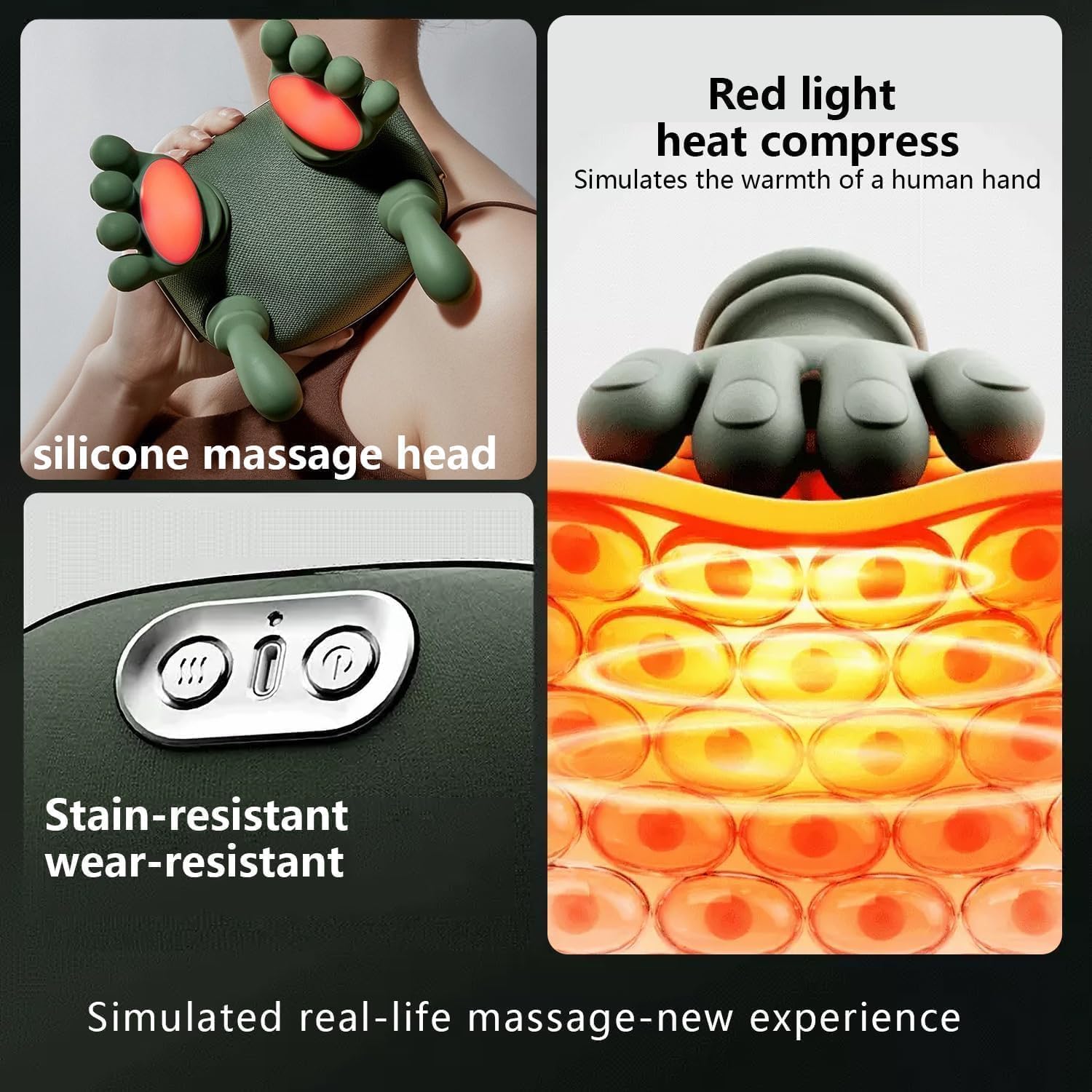 YNVHKFN wireless neck massager for flexible home or travel use