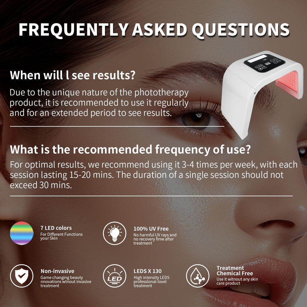 YOARDAH LED Face Red Light Mask home spa setup enables routine skincare