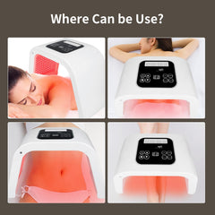 YOARDAH LED Face Red Light Mask neck and body use for broader coverage