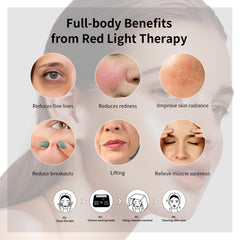 YOARDAH LED Face Red Light Mask portable case for travel skincare