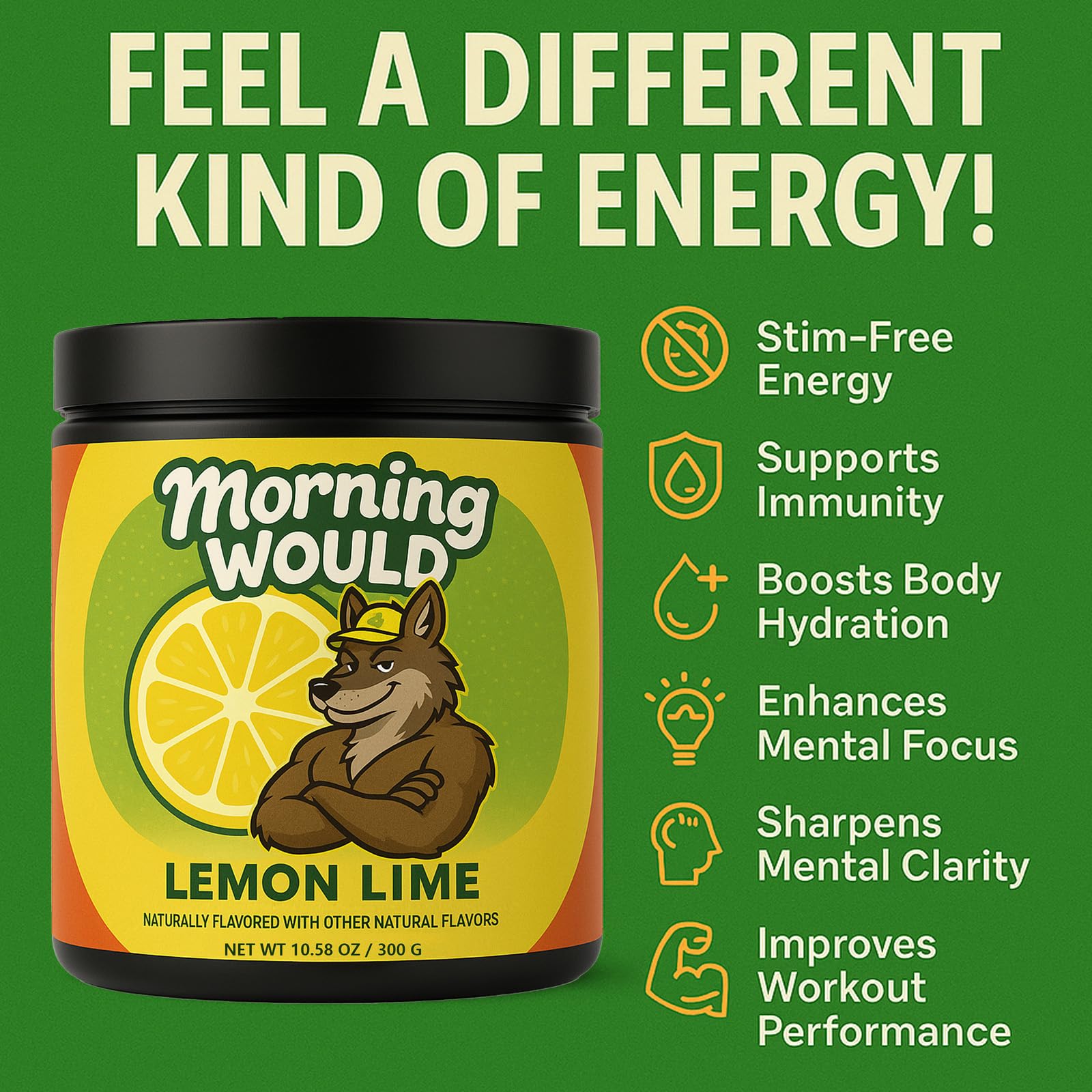 YOCMIPS Morning Would served in a glass with a smooth, creamy texture.