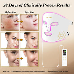 YOEYOU silicone mask close-up, skin-friendly material for comfortable wear.