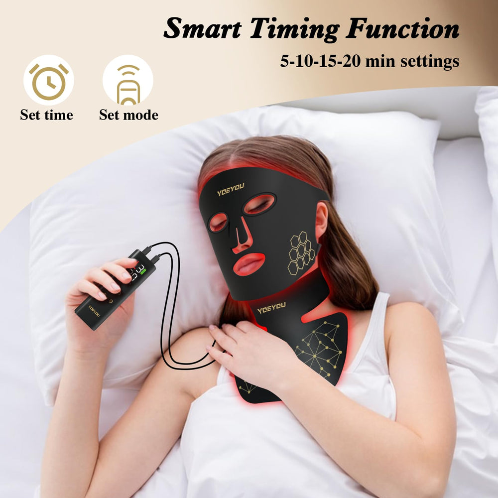 YOEYOU rechargeable 2600mAh battery enables cordless sessions