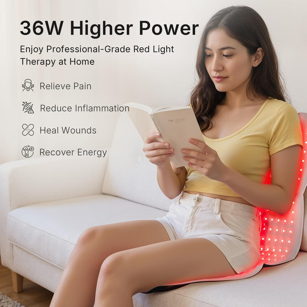 YOEYOU red light pad is easy to operate for home or office